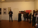 Клюканов Андрей, куратор галереи Navicula Artis открывает выставку
